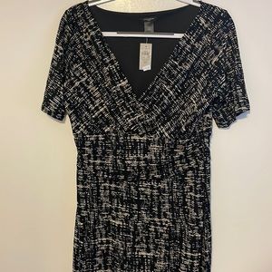 NWT Black Patterned Dress